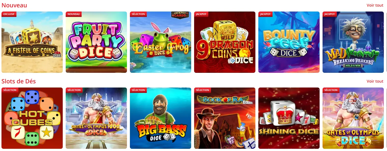 Stardicecasino Jeux